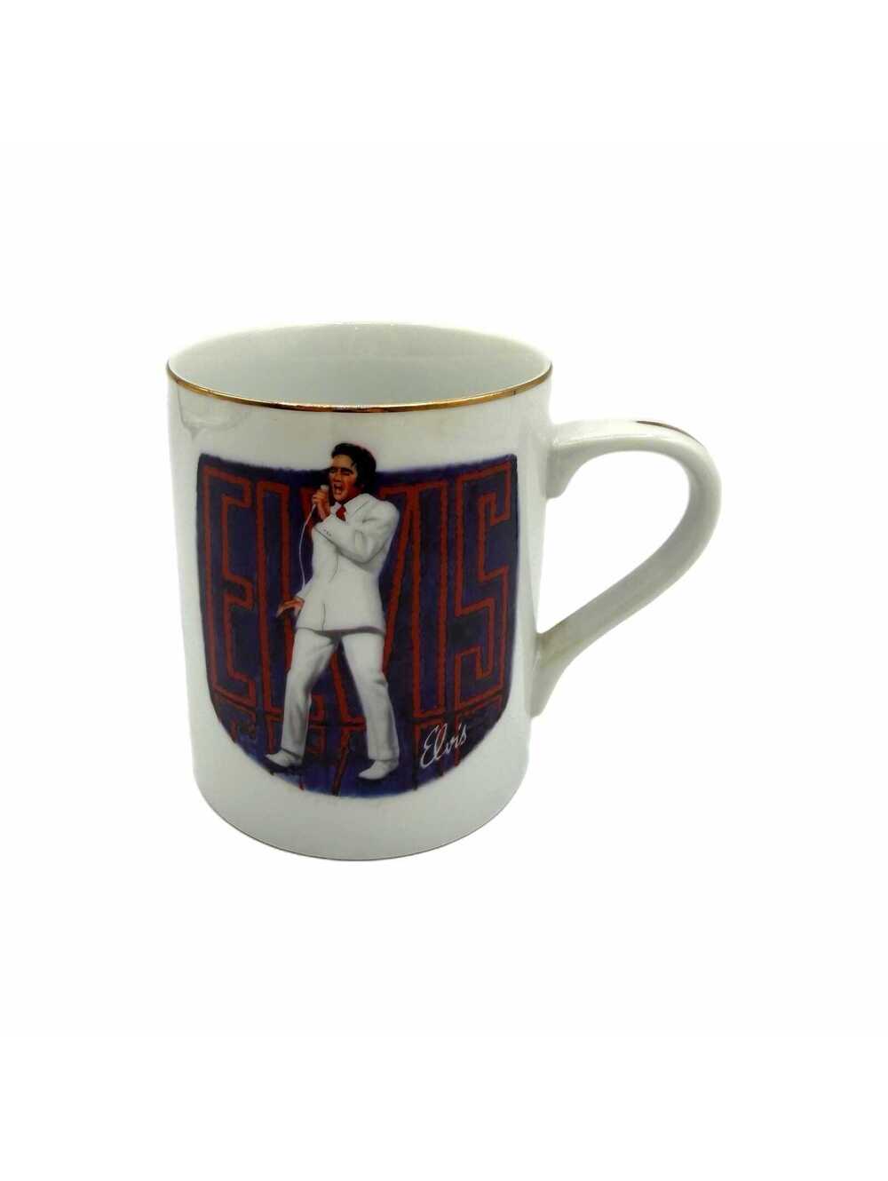 Vintage 1985 Elvis Presley “Don’t Be Cruel” Ceramic Coffee Mug